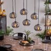 Apedo Hanger - Glas Rookkleurig, 6-lichts