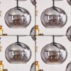 Apedo Hanger - Glas Rookkleurig, 6-lichts