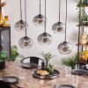 Apedo Hanger - Glas Duidelijk, Rookkleurig, 6-lichts