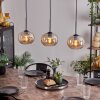 Apedo Hanger - Glas Amber, 3-lichts