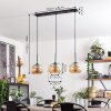 Apedo Hanger - Glas Amber, 3-lichts