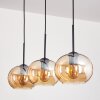Apedo Hanger - Glas Amber, 3-lichts