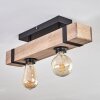 Montgomery Plafondlamp Natuurlijke kleuren, Zwart, 2-lichts