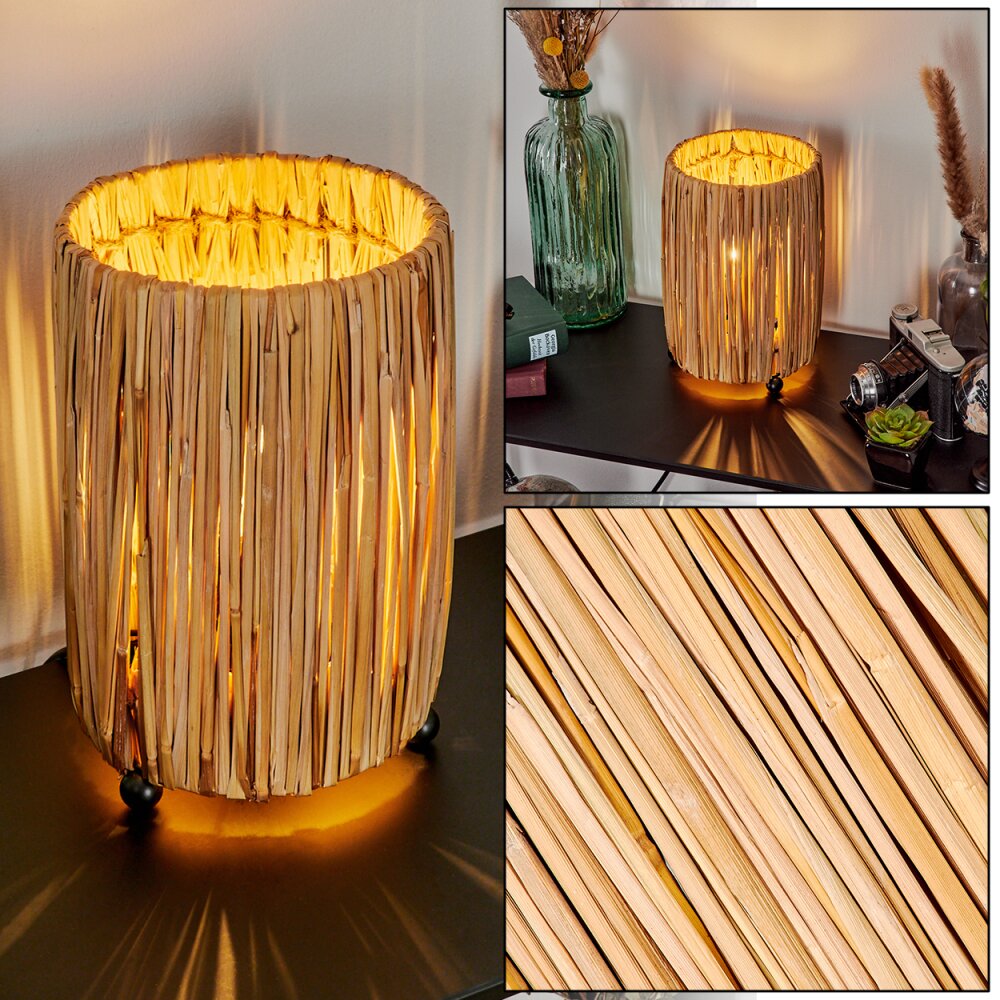 Cricket Tafellamp Natuurlijke kleuren, Zwart, 1-licht main product photo