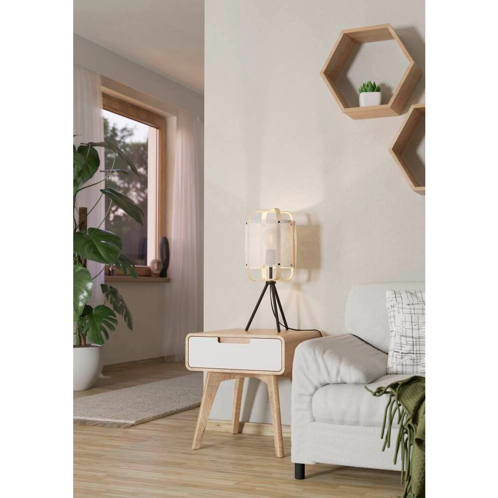 Eglo SURFLEET Tafellamp Zwart, 1-licht main product photo