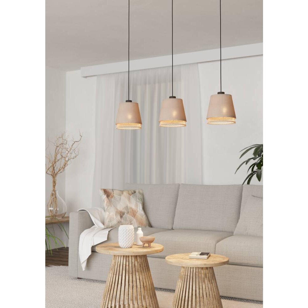 Eglo TABLEY Hanger Zwart, 3-lichts main product photo