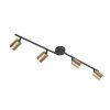Fischer & Honsel Vano Plafondlamp LED Zwart, 4-lichts