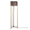 Fischer & Honsel SHINE-WOOD Staande lamp Natuurlijke kleuren, Zwart, 3-lichts