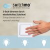 JUST LIGHT GERDA RITUS Plafondlamp LED Zwart, 1-licht