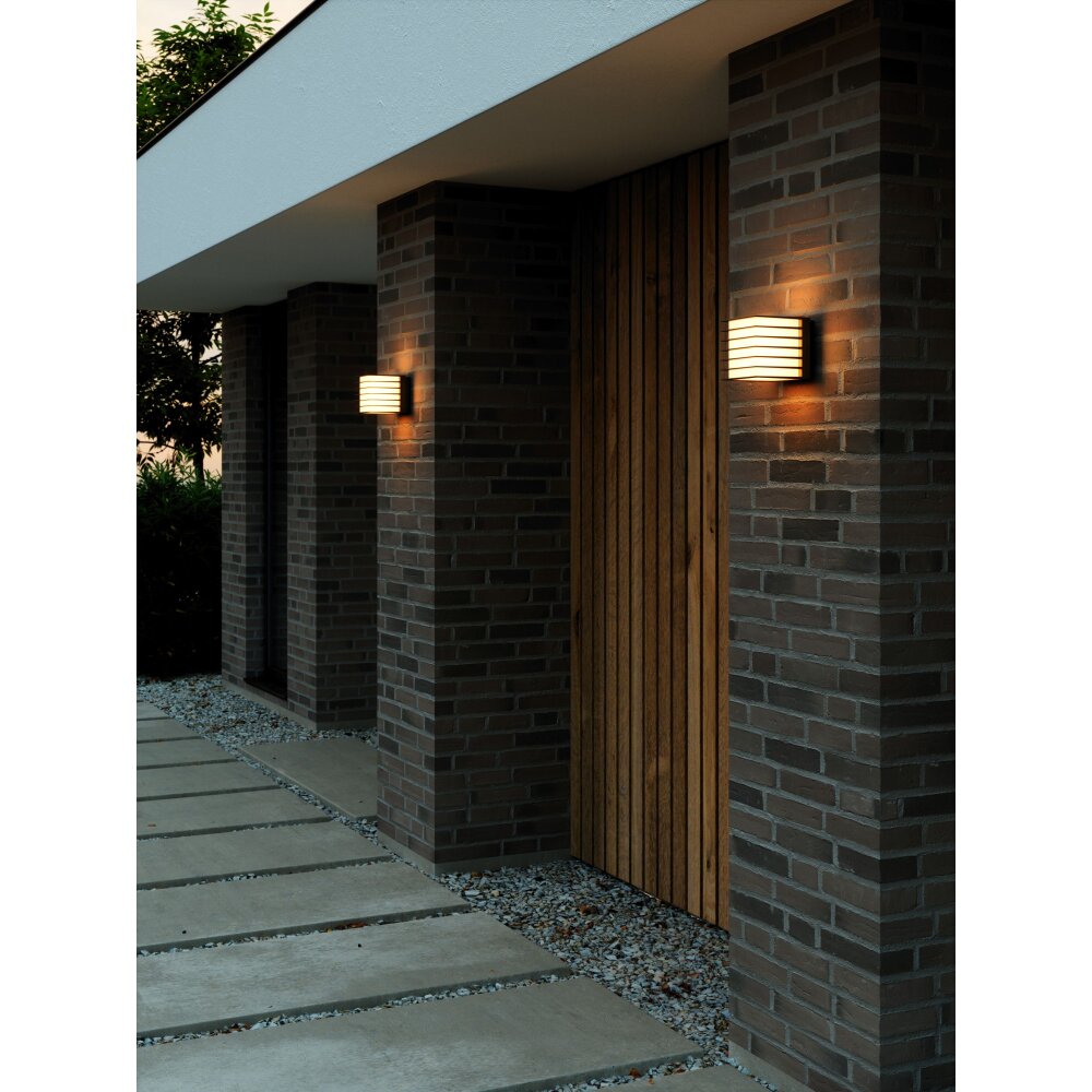 Nordlux FLUCTUS Buiten muurverlichting Zwart, 1-licht main product photo