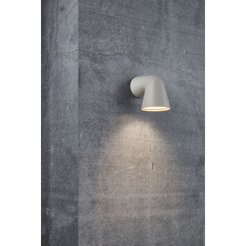 Nordlux FRONT Muurlamp Zandkleurig, 1-licht Nordlux FRONT Muurlamp Zandkleurig, 1-licht