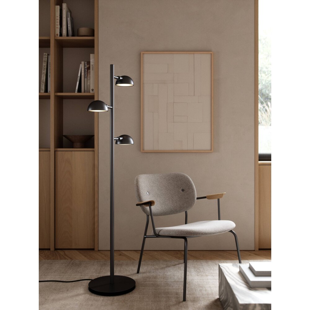 Design For The People by Nordlux NOMI Staande lamp Zwart, 3-lichts main product photo