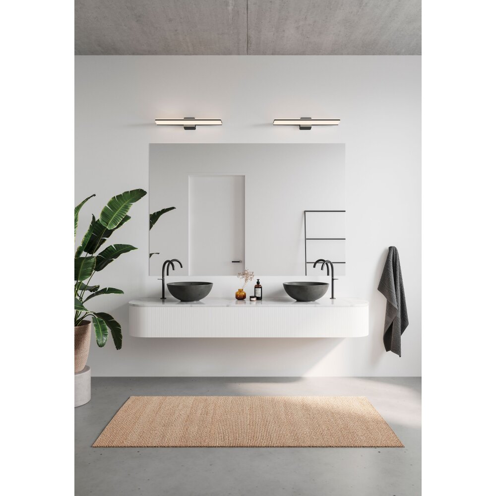 Nordlux TINIA Spiegellamp LED Zwart, 1-licht main product photo