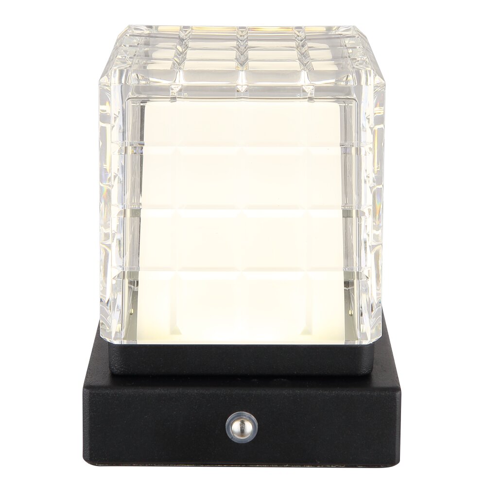 Globo LUNKI Tafellamp LED Zwart, 1-licht