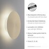 Paul Neuhaus AKKU PUNTUA Muurlamp LED Wit, 1-licht, Afstandsbediening