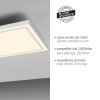 Leuchten-Direkt BEDGING Plafondpaneel LED Wit, 1-licht