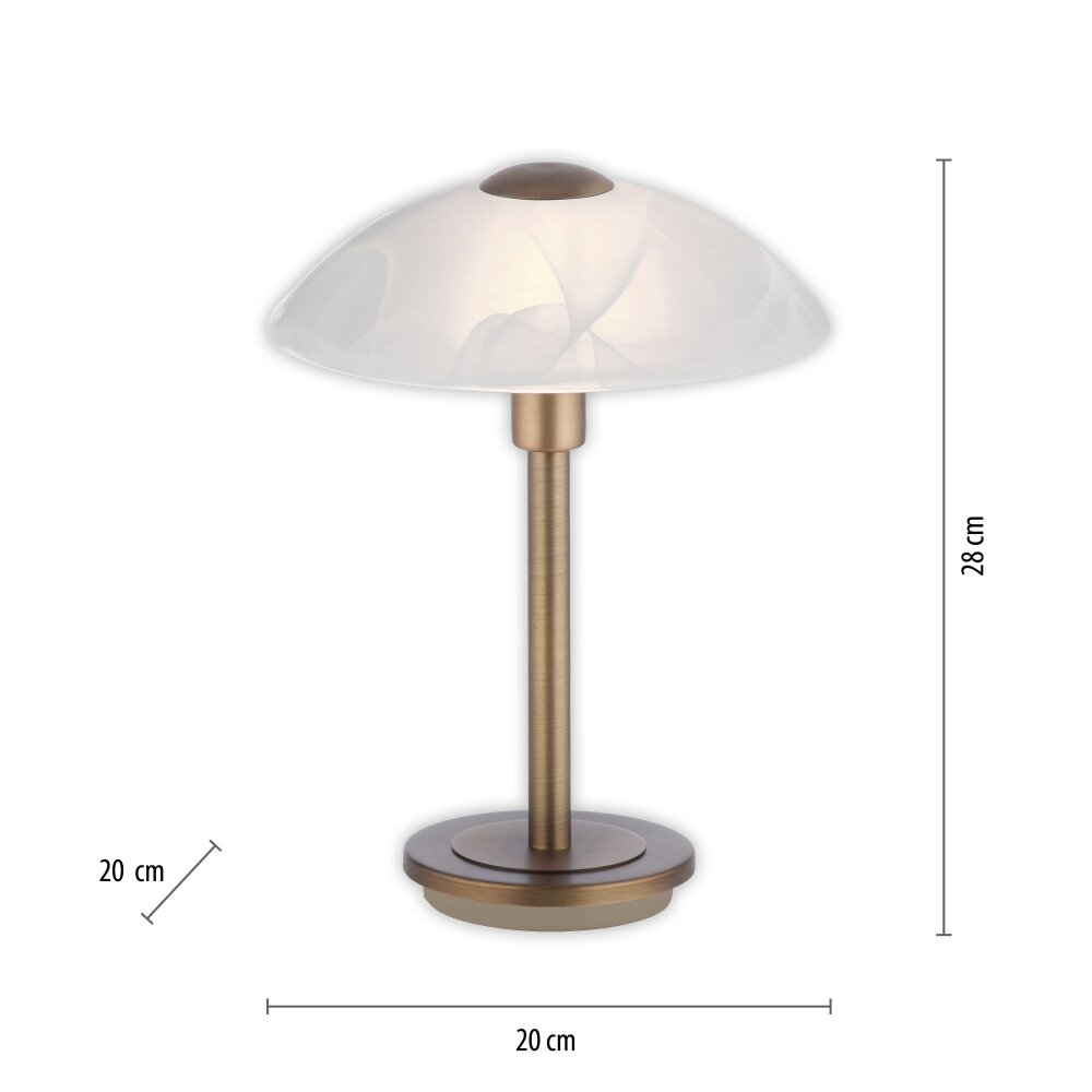 Paul Neuhaus ENOVA Tafellamp LED Oud messing, 1-licht