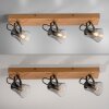 Leuchten-Direkt GREEN LANGSTRÖM Plafondlamp Natuurlijke kleuren, Zwart, 3-lichts