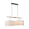 JUST LIGHT GERDA SOFIE Hanglamp Natuurlijke kleuren, Zwart, 2-lichts