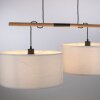 JUST LIGHT GERDA SOFIE Hanglamp Natuurlijke kleuren, Zwart, 2-lichts