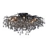Paul Neuhaus ICICLE Plafondlamp Zwart, 14-lichts