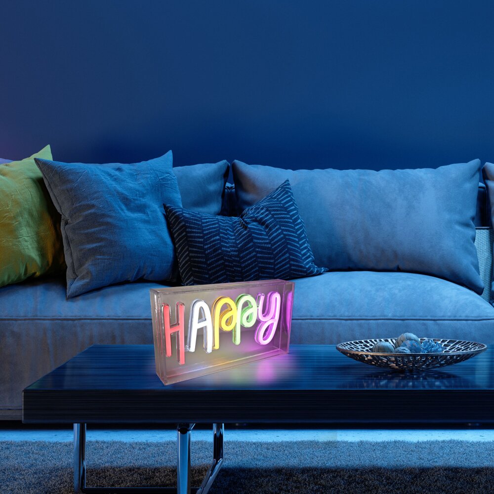 Leuchten-Direkt NEON-HAPPY Decoratieve verlichting LED Transparant, Helder, 1-licht main product photo