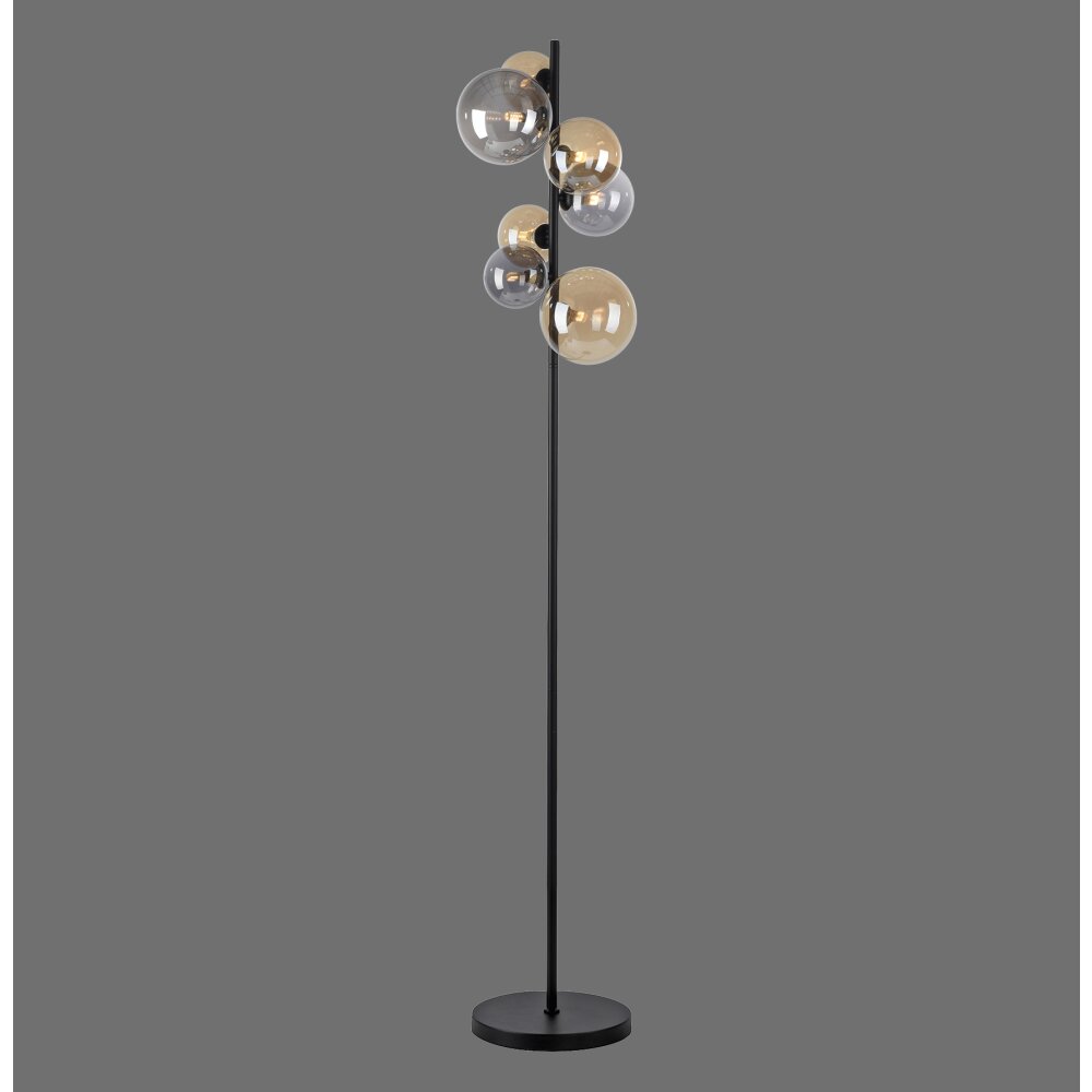 Paul Neuhaus POPSICLE Staande lamp LED Zwart, 7-lichts