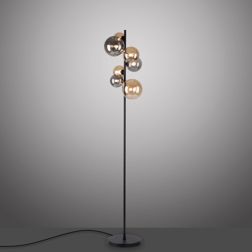 Paul Neuhaus POPSICLE Staande lamp LED Zwart, 7-lichts