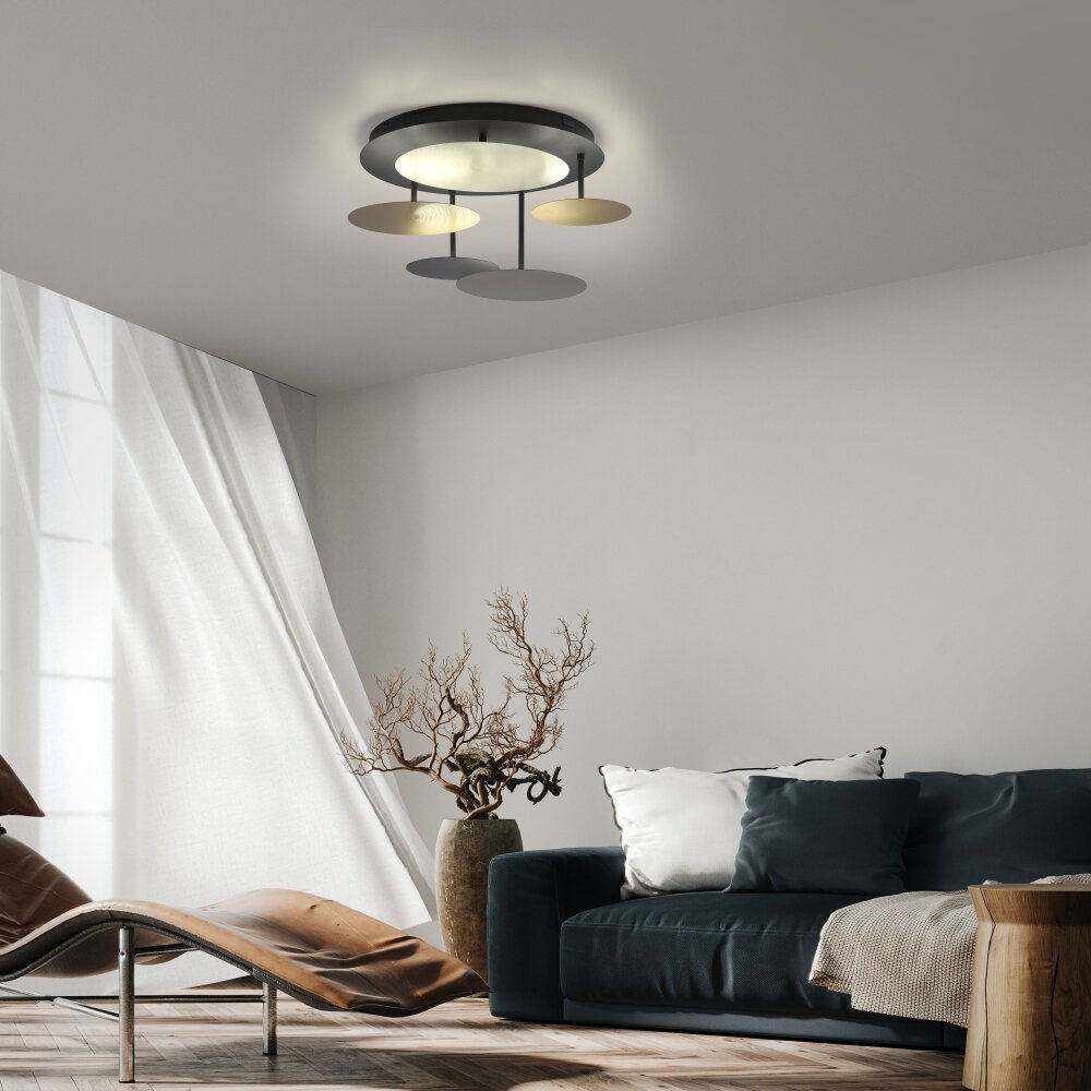 Paul Neuhaus Q-PIATO Plafondlamp LED Wit, 1-licht, Afstandsbediening main product photo