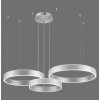 Paul Neuhaus SCULLI Hanglamp LED Zilver, 2-lichts
