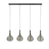 Drop Hanglamp Antraciet, 4-lichts