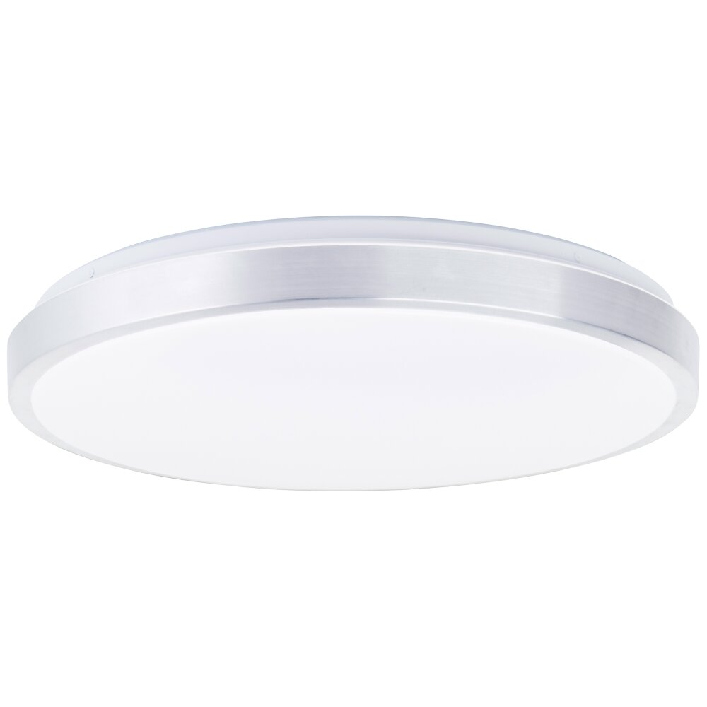 Brilliant Livius Plafondlamp LED Zilver, 1-licht, Afstandsbediening main product photo