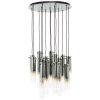 Brilliant Glasini Hanglamp Zwart, 14-lichts Brilliant Glasini Hanglamp Zwart, 14-lichts
