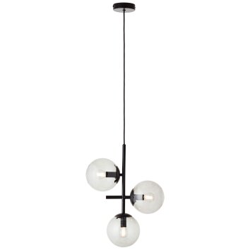 Brilliant Ariol Hanglamp Zwart, 3-lichts