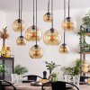 Koyoto Hanger - Glas Amber, Duidelijk, 8-lichts