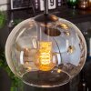 Apedo Hanger - Glas Amber, Duidelijk, 5-lichts