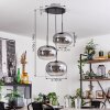 Apedo Hanger - Glas Duidelijk, Rookkleurig, 3-lichts