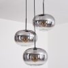 Apedo Hanger - Glas Duidelijk, Rookkleurig, 3-lichts