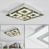 Kingsta Plafondpaneel LED Chroom, 1-licht
