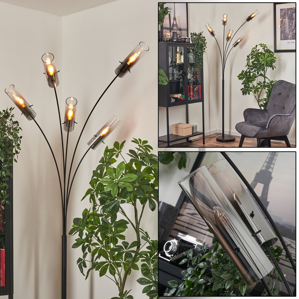 Caimitte Staande lamp Zwart, 5-lichts main product photo