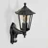 Loria Buiten muurverlichting Grijs, Zwart, Zilver, 1-licht, Bewegingsmelder