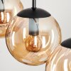 Gastor Hanger - Glas Amber, 3-lichts