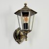 Loria Buiten muurverlichting Goud, Zwart, 1-licht