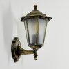 Loria Buiten muurverlichting Goud, Zwart, 1-licht