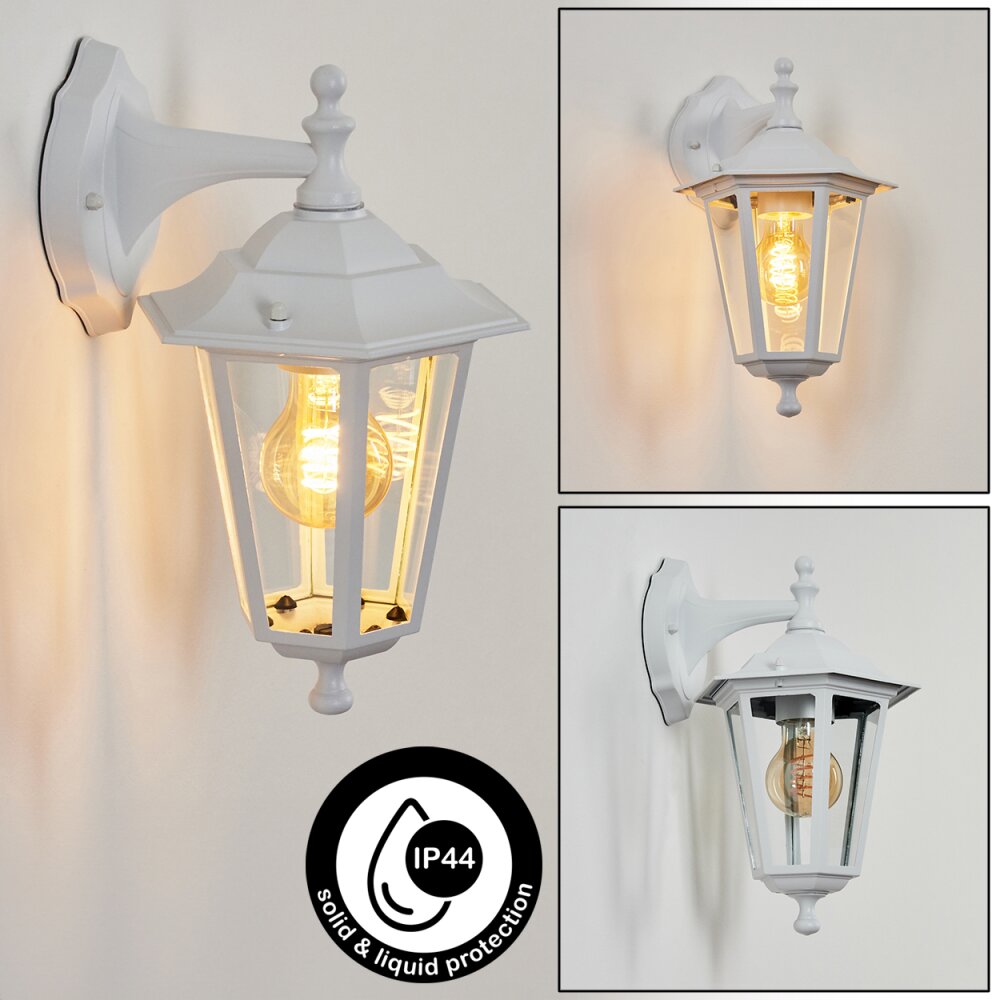 Loria Buiten muurverlichting Wit, 1-licht main product photo