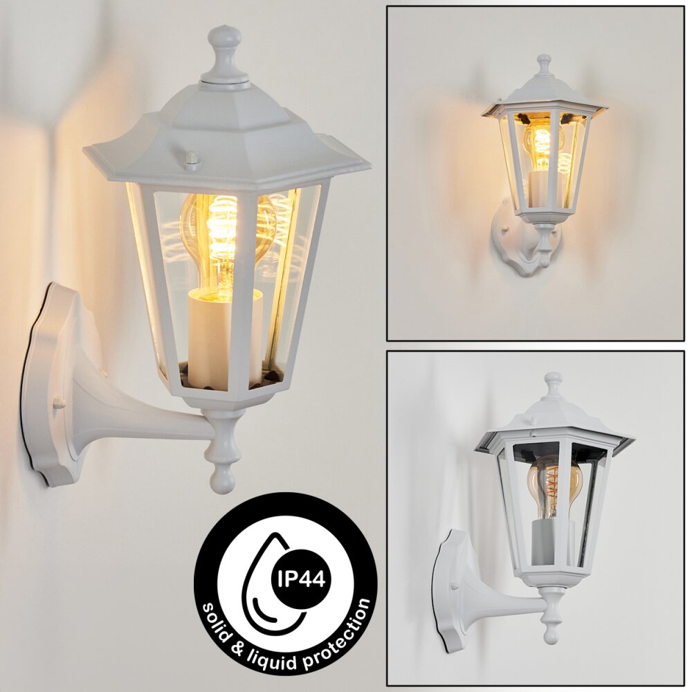Loria Buiten muurverlichting Wit, 1-licht main product photo