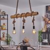 Asmara Hanglamp Bruin, Natuurlijke kleuren, 3-lichts