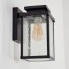 Tieva Buiten muurverlichting Zwart, 1-licht, Bewegingsmelder