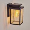 Tieva Buiten muurverlichting Zwart, 1-licht, Bewegingsmelder