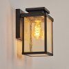 Tieva Buiten muurverlichting Zwart, 1-licht, Bewegingsmelder
